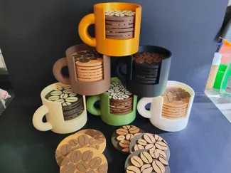 Coffee cup and Coasters