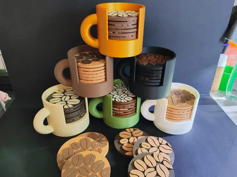 Coffee cup and Coasters