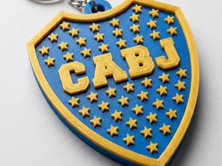 Llavero Boca Juniors | Escudo Xeneize 3D