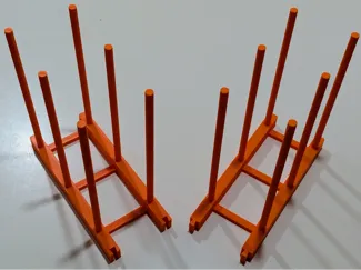 modular parametric drying rack
