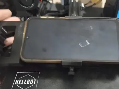 ADJUSTABLE CELL PHONE HOLDER WITH HANDLES 