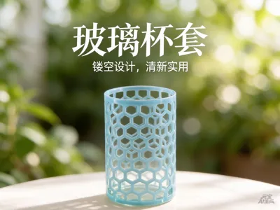 3D Printed Double-Layer Insulated Cup Sleeve