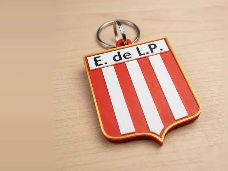 Llavero Estudiantes La Plata | Escudo Pincha 3D