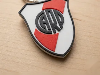 Llavero River Plate | Escudo Millonario 3D