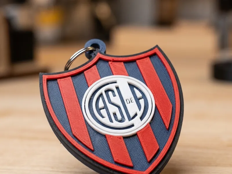 Llavero San Lorenzo | Escudo Cuervo 3D