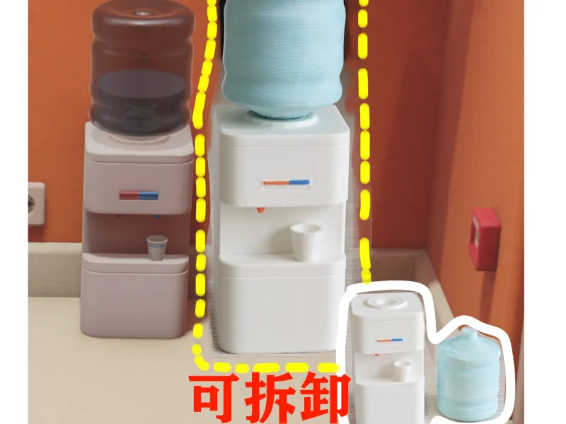 猛兽派对饮水机可拆装  微缩模型摆件