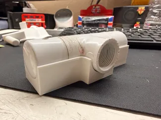 DIY transducer mount base.