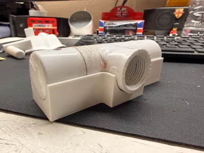 DIY transducer mount base.