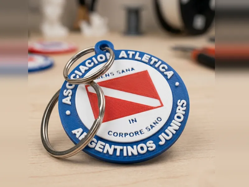 Llavero Argentinos Juniors | Escudo Bicho 3D
