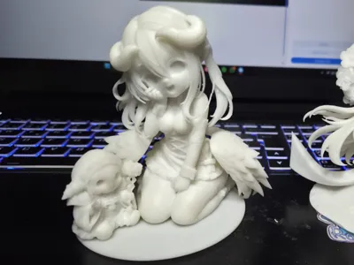 Chibi Albedo with Plush