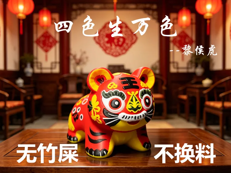 【木公造物】CMYK 黎侯虎 混色 叠色 多色 无限色打印