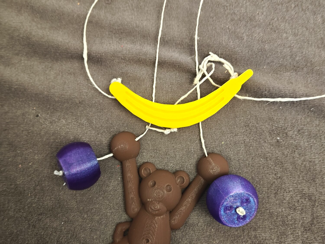 Climbing Monkey — Rope Pull Climbing Toy