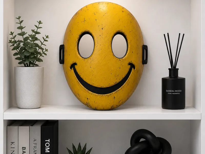 Spooky Smiley Face Mask Harrys