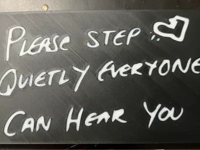 Sydney Opera House Please Step Quietly Sign