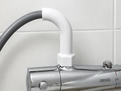 Shower hose silicone hose support