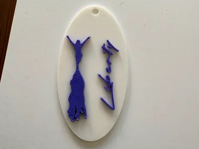 Cheer Liberty Keychain