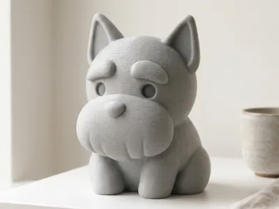 Schnauzer figurine