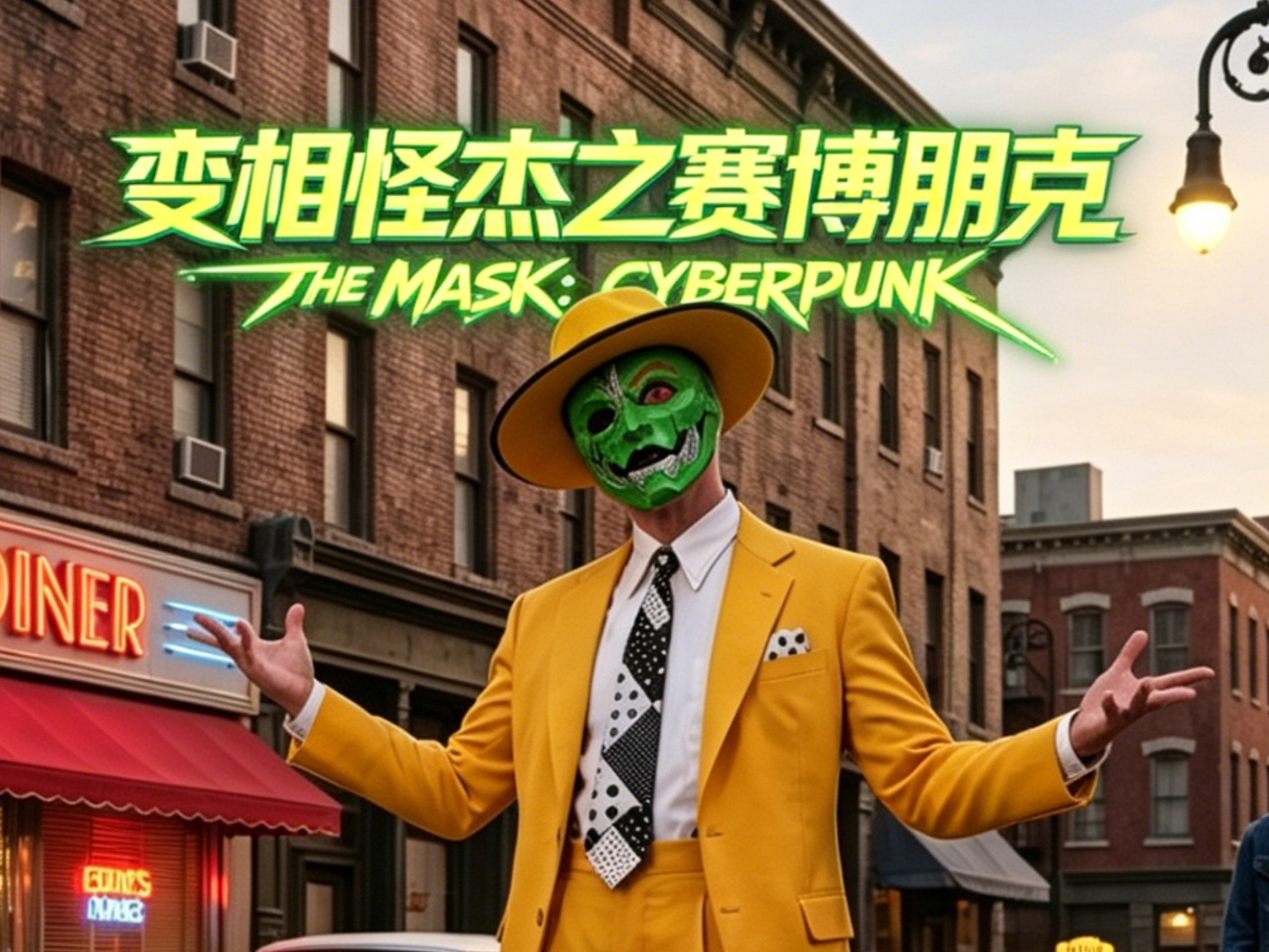 赛博异变：变相怪杰机械双生面具