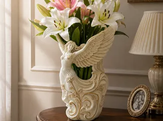 Angel Wings Decorative Flower Vase