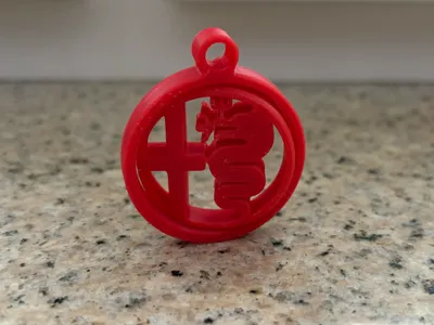 Alfa romeo keychain