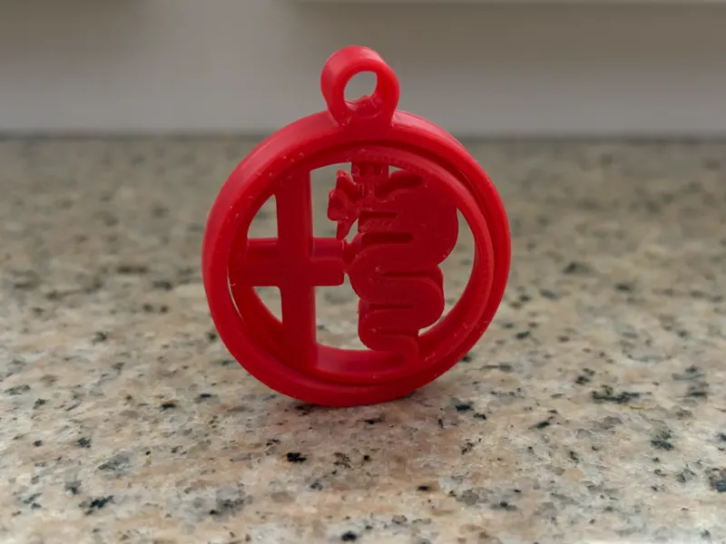Alfa romeo keychain