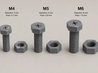 Tornillos M4, M5 y M6