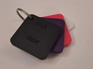 Porte-clés testeur de couleurs de filament