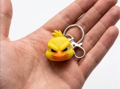 Canarinho Pistola Keychain