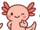 Axolotl keychain!