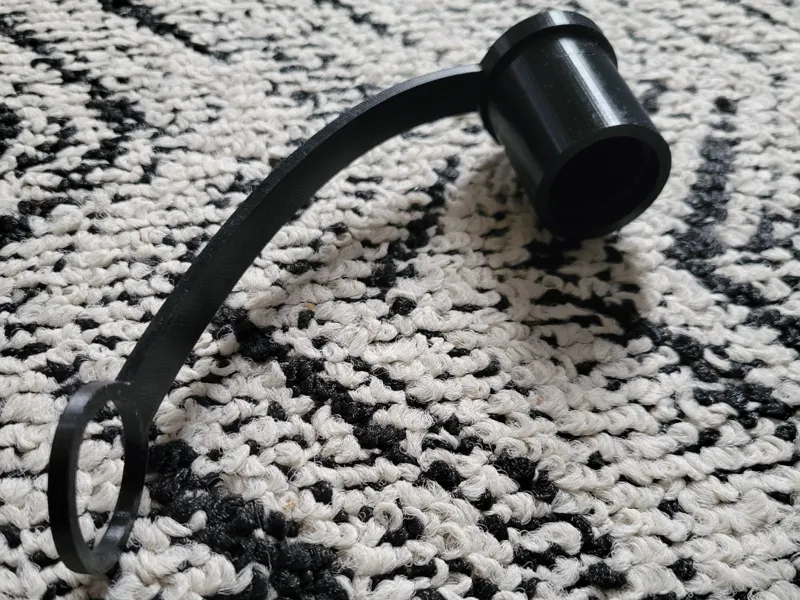 Hydraulic male quick connect 0.94" diameter cap