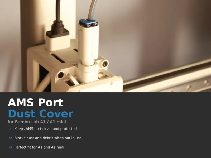 Minimal AMS Port Cover- A1 Series