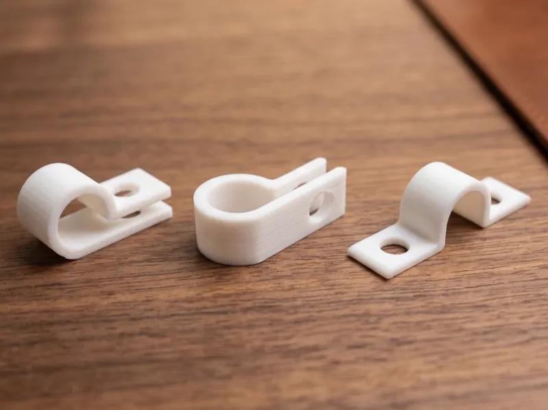 Parametric Cable Clamp – Saddle Strap & P‑Clip