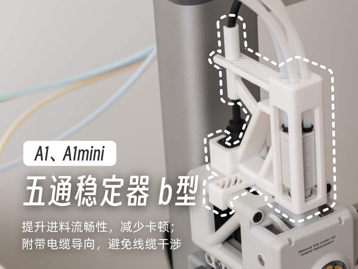 A1、A1mini 五通稳定器 带线缆导向 新版