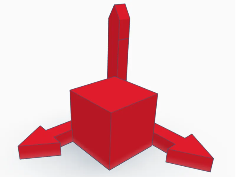 3 Dimensions Cube Decoration