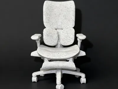 XH T6 Model Miniature Gaming Chair Dollhouse Ornament for 1/12 and 1/6 BJD