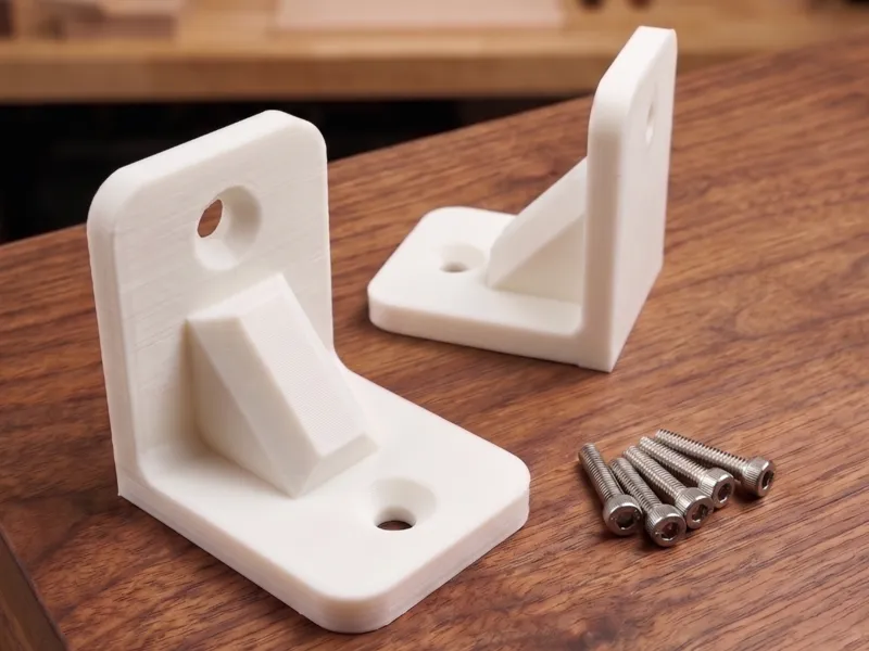 Parametric L‑Corner Bracket with Reinforcement