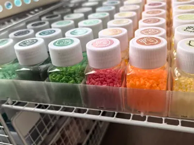 Super practical! Perler beads, small parts storage divider