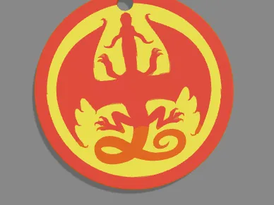 Wings of fire keychain