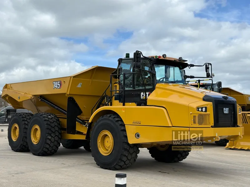CAT 745 articulated dump truck