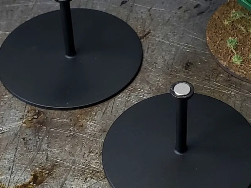 Wargames magnetic flying bases