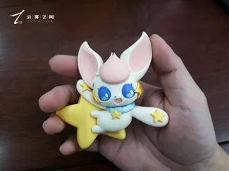 洛克王国 · 粉星仔二创冰箱贴