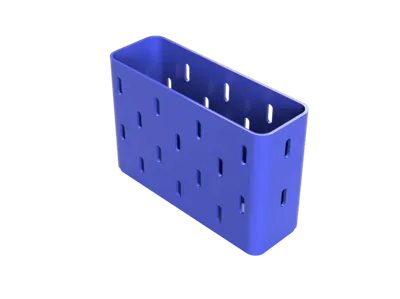IKEA Pegboard Accessories & Version 1.0 & 2mm Wall Thickness & Universal Hole Spacing & Stackable & Storage Box & Pen Holder 160X50X100