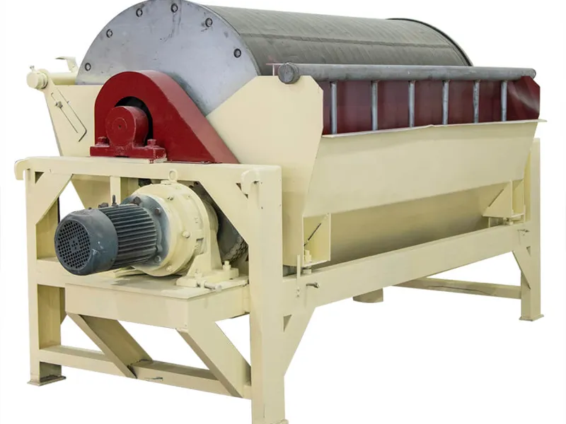 Wet drum magnetic separator