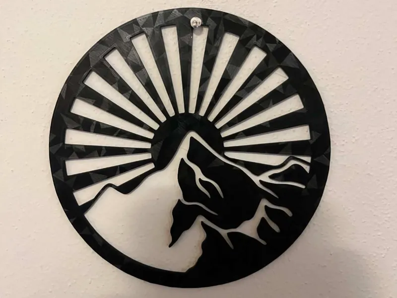 Mountain wall art