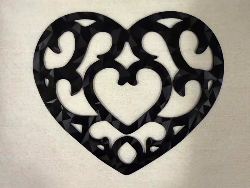 Heart wall art