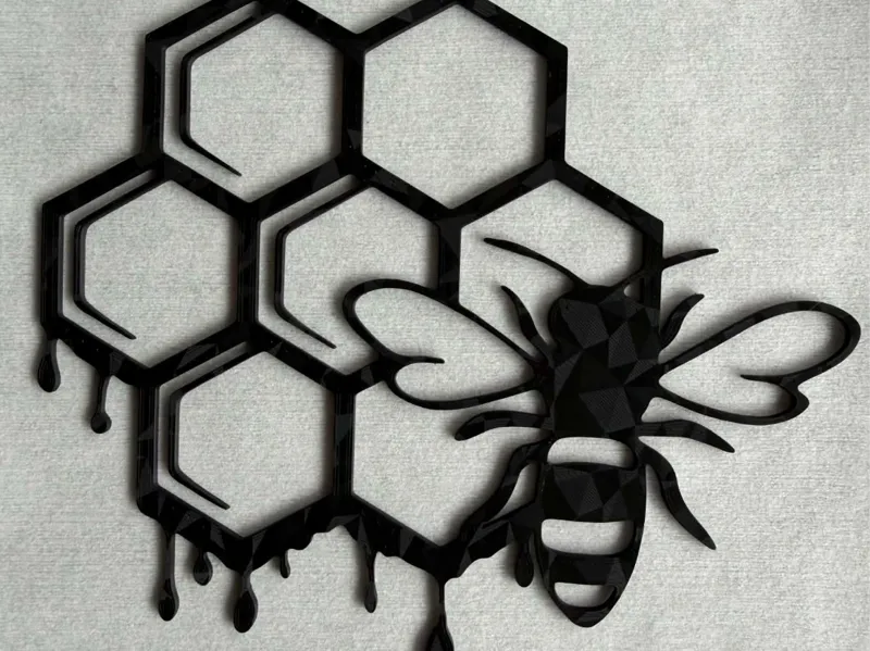 Bee wall art