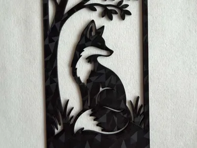 Fox wall art