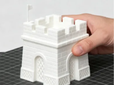 古代烽火台 微缩古建筑模型 中式长城哨塔 3D打印装饰摆件