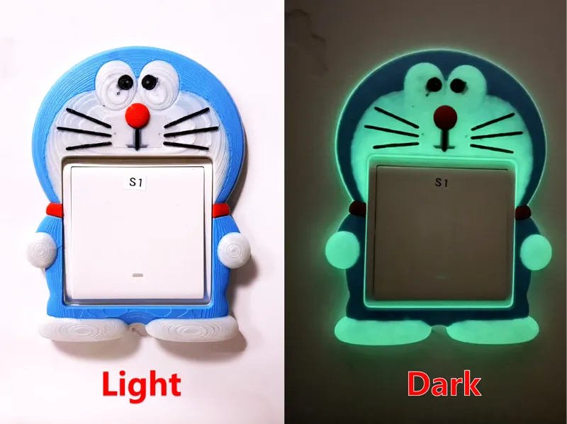 Doraemon switch luminous cover