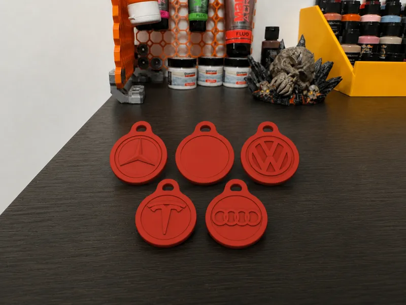 shopping cart coin keychains
